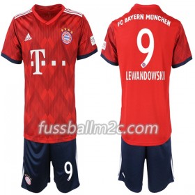 Fußballtrikots FC Bayern München Lewandowski 9 Kinder Heim Trikotsatz 2018-2019